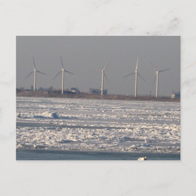 Carte Postale moulins à vent de Buffalo, NY (Devant)