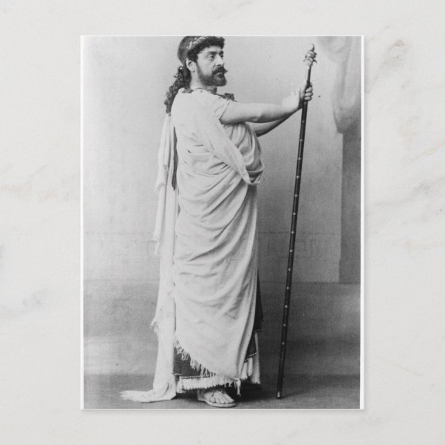 Carte Postale Mounet-Sully comme Oedipus dans 'Oedipus Rex' (Devant)