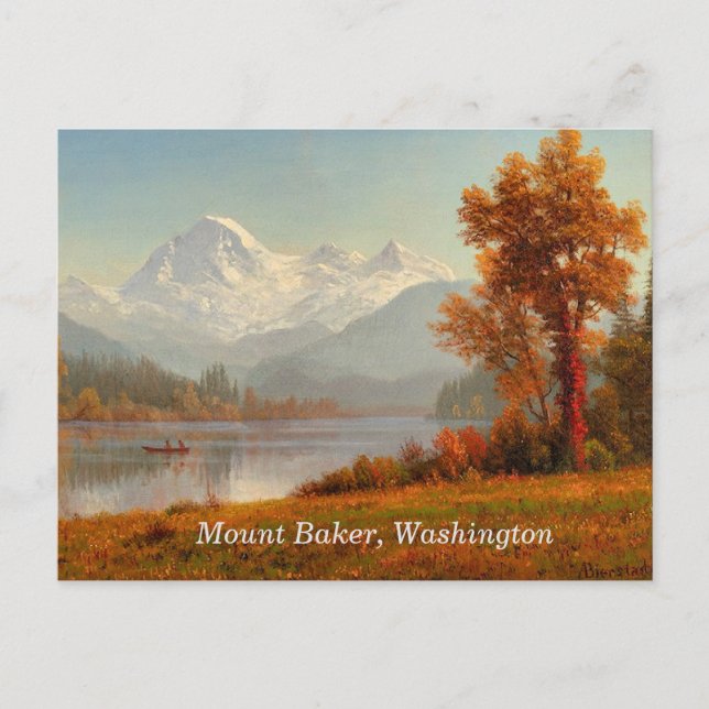 Carte Postale Mount Baker, Washington, beaux-arts, (Devant)
