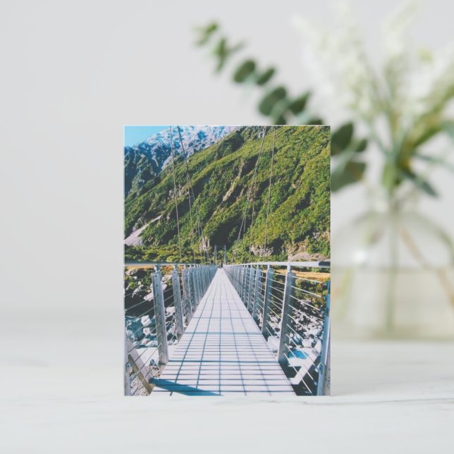 Carte Postale Mount Cook - New Zealand (Debout devant)