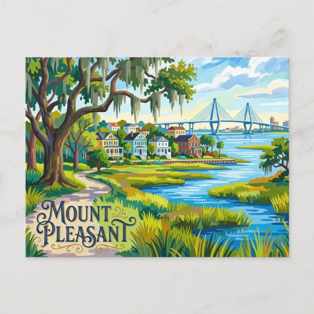 Carte Postale Mount Pleasant États-Unis (Devant)