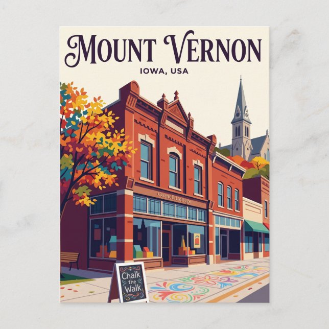 Carte Postale Mount Vernon États-Unis (Devant)