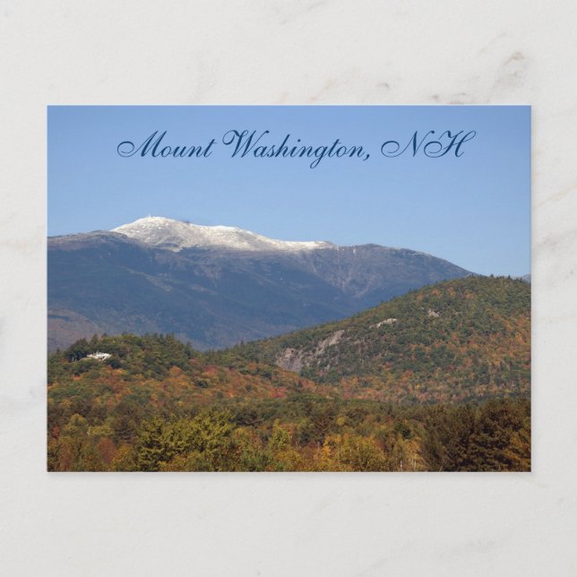 Carte postale Mount Washington, NH (Devant)