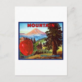 Carte Postale Mountain Apples Portland Oregon