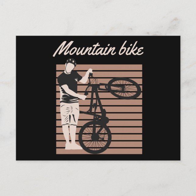 Carte Postale Mountain Bike Rider (Devant)