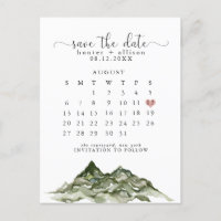 Mountain Enregistrer le calendrier des dates