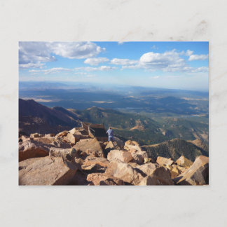 Carte Postale Mountain view at the top of Pikes Peak