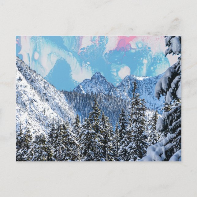 Carte Postale mountains (Devant)