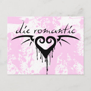 Carte Postale mourir romantique