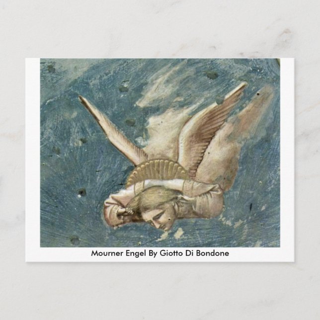 Carte Postale Mourner Engel Par Giotto Di Bondone (Devant)