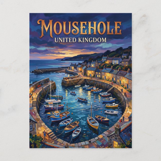 Carte Postale Mousehole Royaume-Uni (Devant)