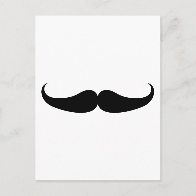 Carte Postale Moustache (Devant)