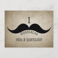 Moustache marrante