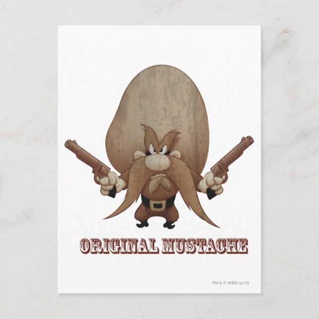 Carte Postale Moustache originale (Devant)