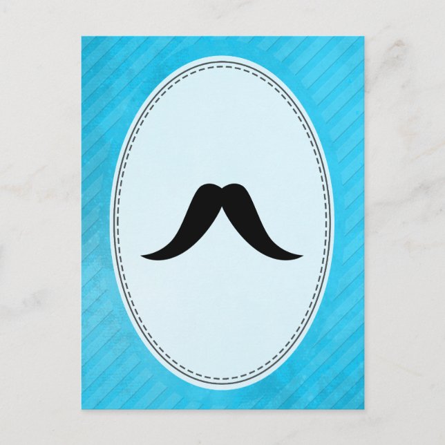 Carte Postale Moustache texane (Devant)