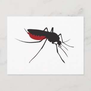 Carte Postale Moustique sanguinaire