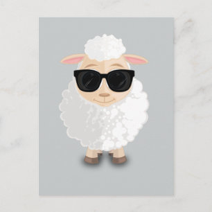 Carte Postale Mouton cool