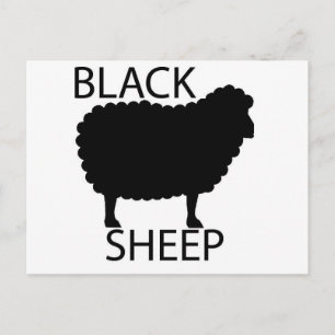 Carte Postale Mouton noir
