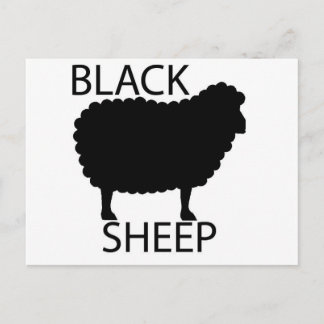 Carte Postale Mouton noir