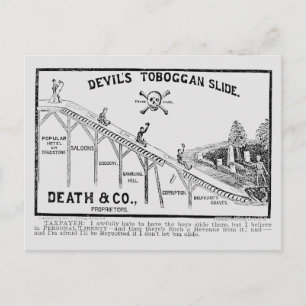 Carte Postale Mouvement de température, 1887