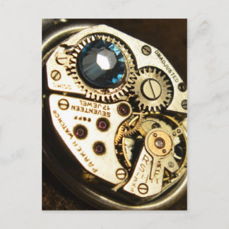 Carte Postale mouvement des montres