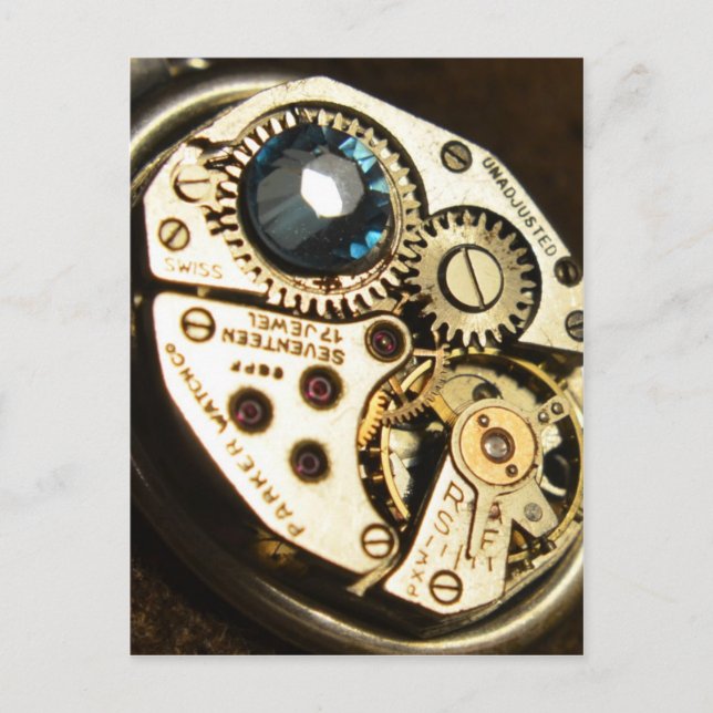 Carte Postale mouvement des montres (Devant)