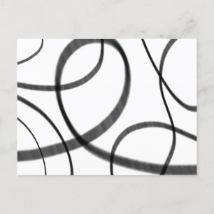Carte Postale Mouvement en noir et blanc