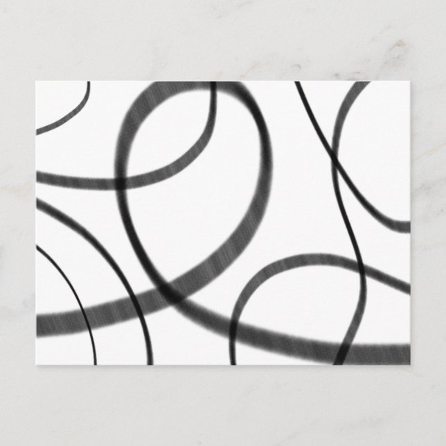 Carte Postale Mouvement en noir et blanc (Devant)
