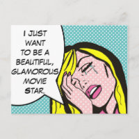 Carte postale Movie Star Pop Art