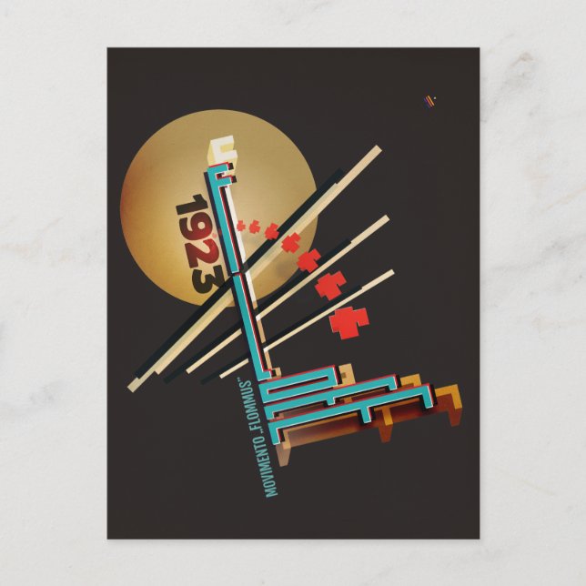 Carte Postale Movimento FLommus 1923 Construct (Devant)