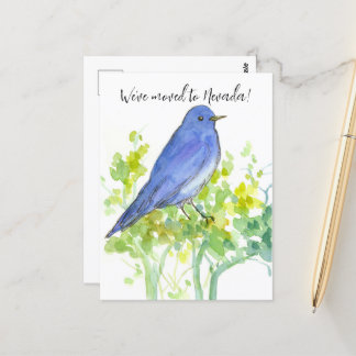 Carte Postale Moving Faire-part Nevada Bluebird Sagebrush