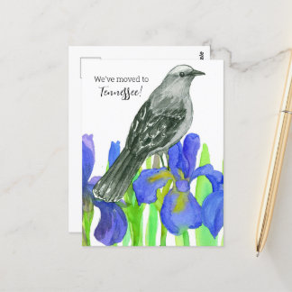 Carte Postale Moving Faire-part Tennessee Mockingbird Iris