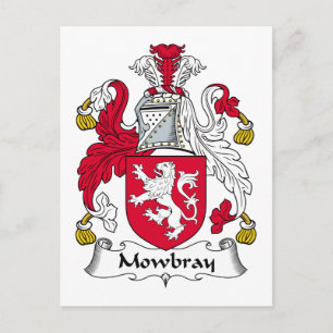 Carte Postale Mowbray Family Crest