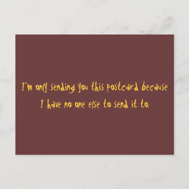 CARTE POSTALE MOYEN (Devant)