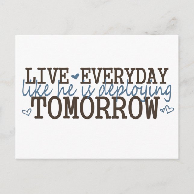 Carte Postale moyen de subsistance, déploiement (Devant)