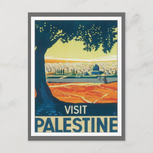 Carte Postale Moyen-Orient de la Palestine vintage