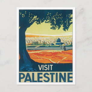 Carte Postale Moyen-Orient de la Palestine vintage