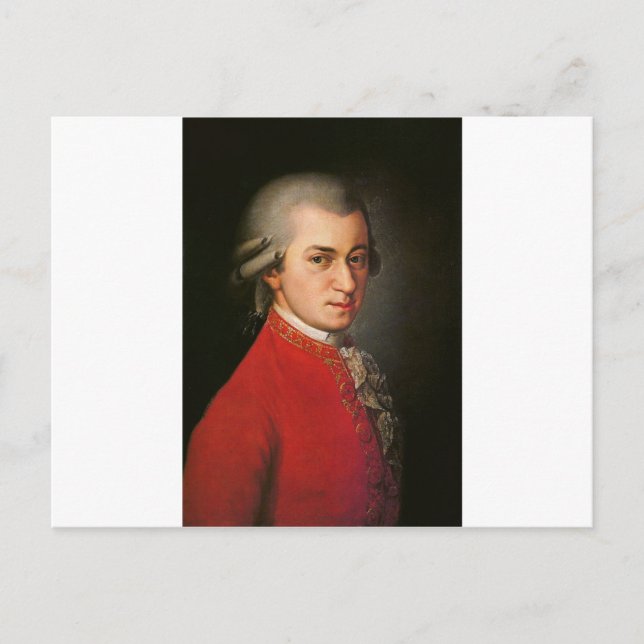 Carte Postale mozart (Devant)