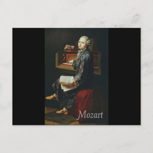 Carte Postale Mozart