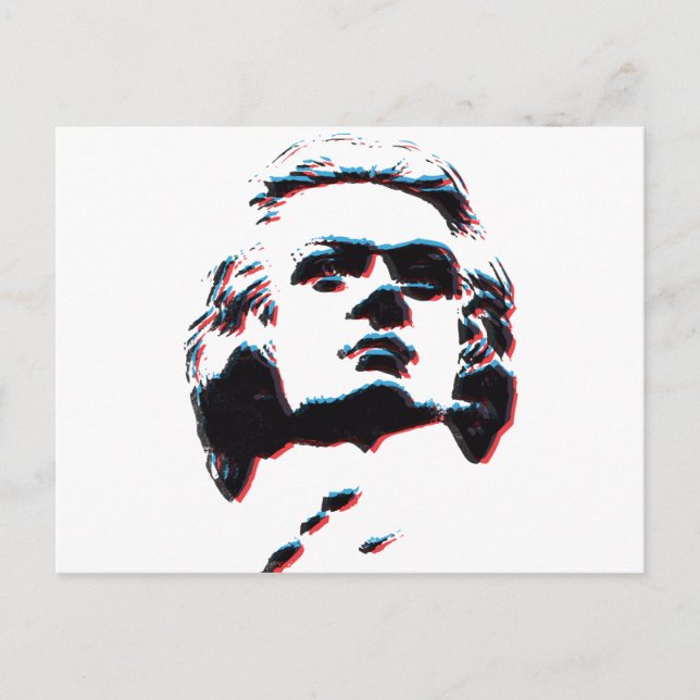 Carte Postale Mozart 3d (Devant)