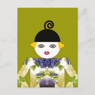 Carte Postale Ms. Martzkin Blooming Postcard © 2012 M. Martz