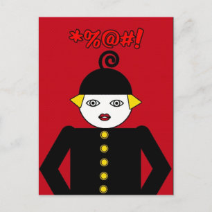 Carte Postale Ms. Martzkin Pop Art Postcard © 2012 M. Martz