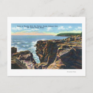 Carte Postale Mt. Desert Island Vue de Thunder Hole