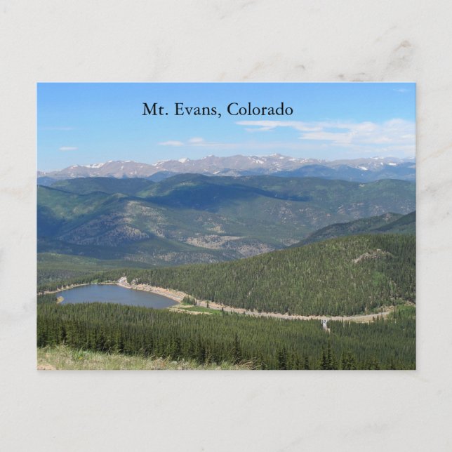 Carte Postale Mt. Evans, Colorado Postcard (Devant)