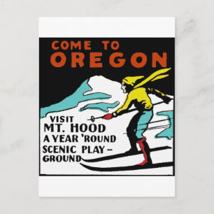 CARTE POSTALE MT. HOOD OREGON - VINTAGE VOYAGE