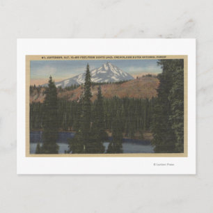 Carte Postale Mt. Jefferson, Oregon - Vue du lac Hunts