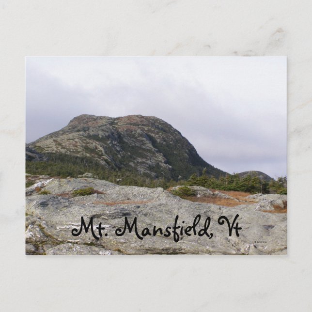 Carte Postale Mt. Mansfield, Vt (Devant)