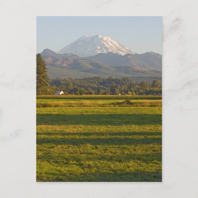 Carte Postale Mt Rainier dans l'État de Washington (Devant)