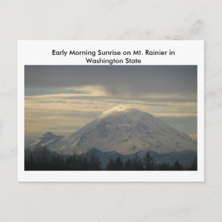 Carte Postale Mt. Rainier dans Washington State Postcard