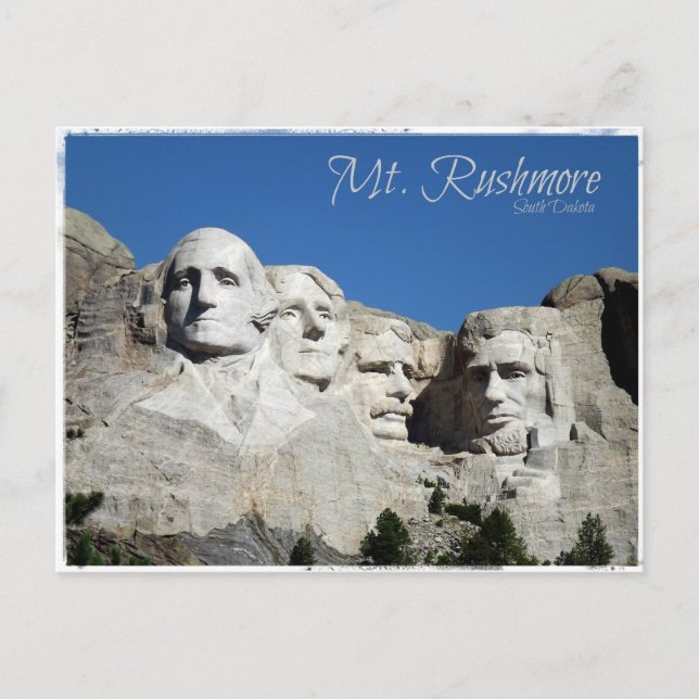 Carte Postale Mt. Rushmore (Devant)